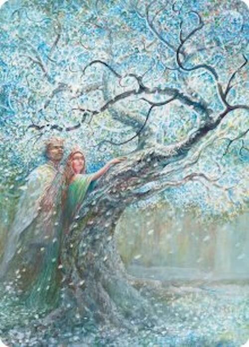 Flowering of the White Tree Art Card 27 card from Art Series: The Hobbit