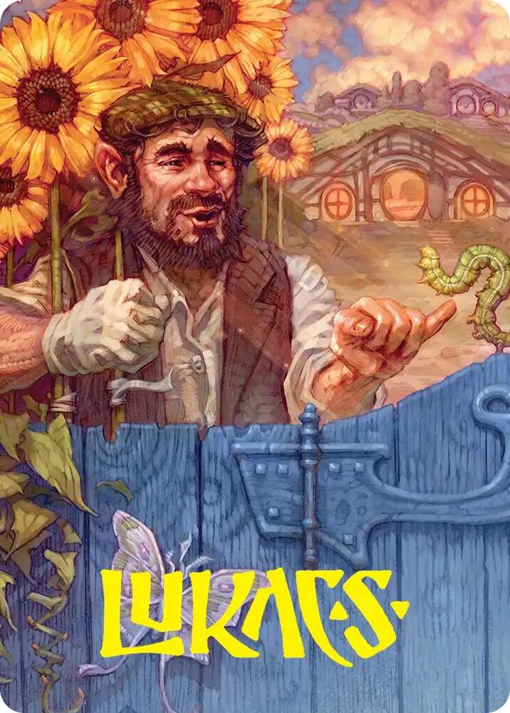 The Gaffer Art Card (Gold-Stamped Signature) 28 card from Art Series: The Hobbit