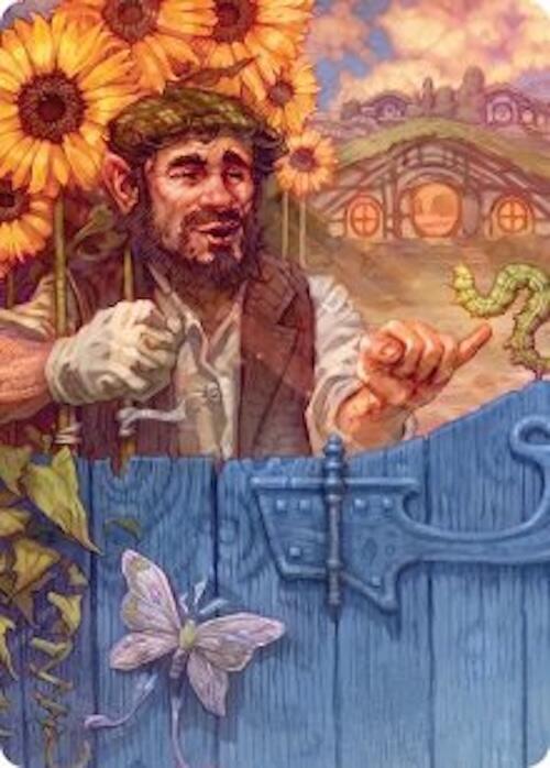 The Gaffer Art Card 28 card from Art Series: The Hobbit