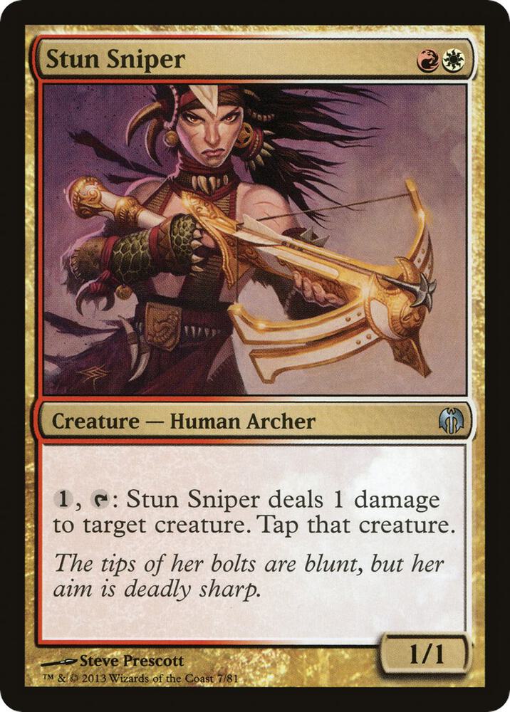 Stun Sniper 7 card from Duel Decks: Heroes vs. Monsters