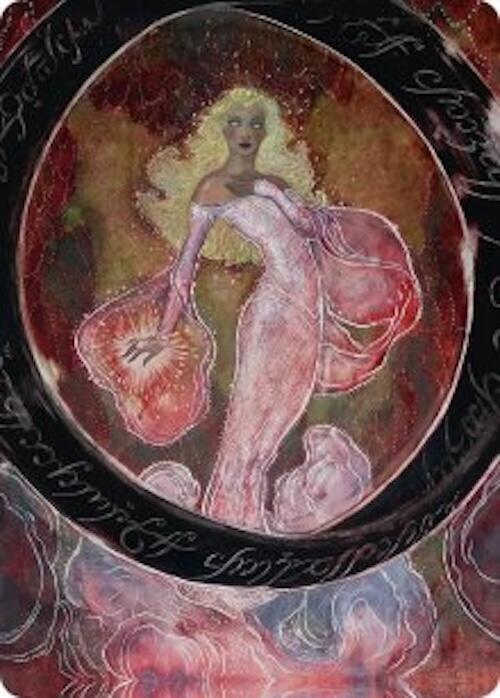 Galadriel's Dismissal Art Card 29 card from Art Series: The Hobbit