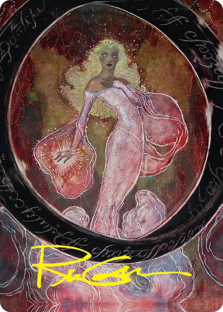 Galadriel's Dismissal Art Card (Gold-Stamped Signature) 29 card from Art Series: The Hobbit