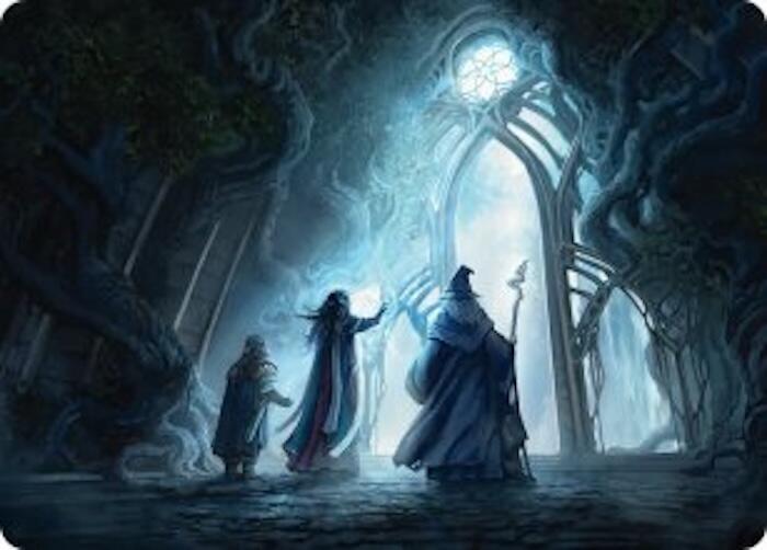 Uncover the Moon-Letters Art Card 13 card from Art Series: The Hobbit