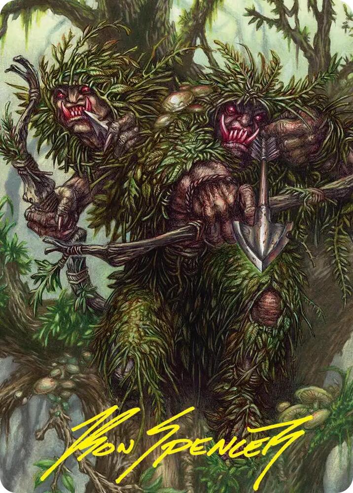 Orcish Bowmasters Art Card (Gold-Stamped Signature) 30 card from Art Series: The Hobbit