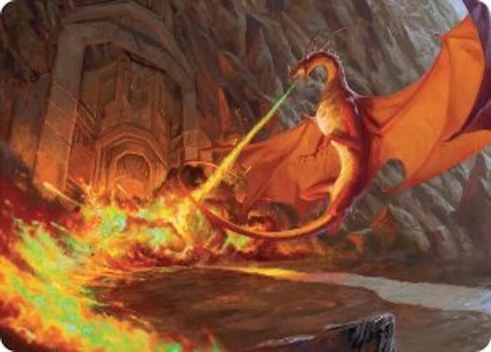 Smaug's Fury Art Card 18 card from Art Series: The Hobbit