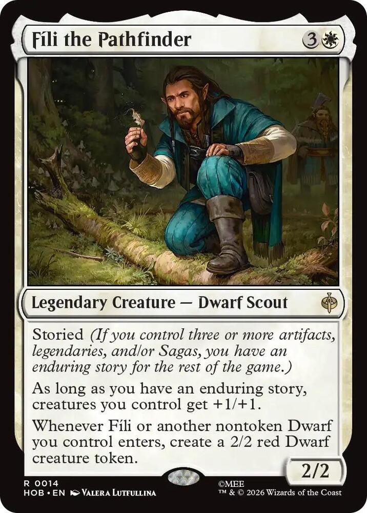 Fili the Pathfinder 14 card from The Hobbit