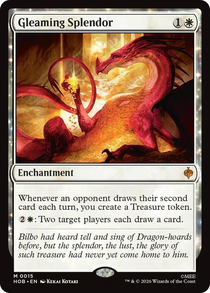 Gleaming Splendor 15 card from The Hobbit