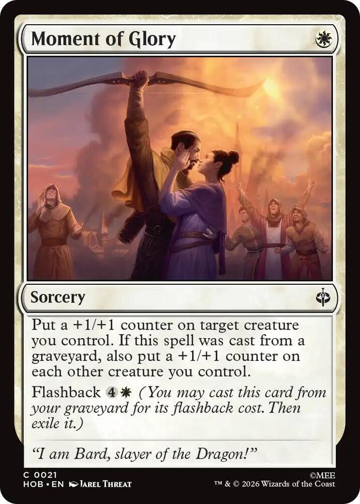 Moment of Glory 21 card from The Hobbit