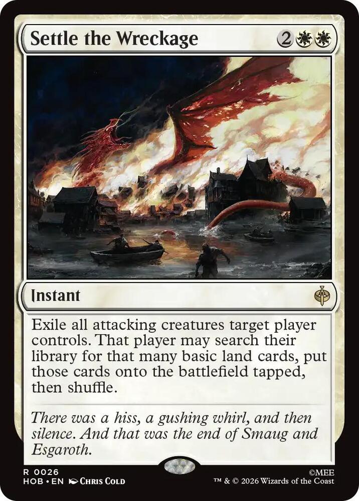Settle the Wreckage 26 card from The Hobbit