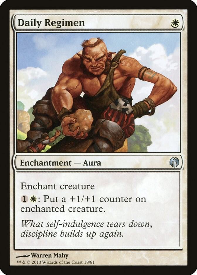 Daily Regimen 18 card from Duel Decks: Heroes vs. Monsters