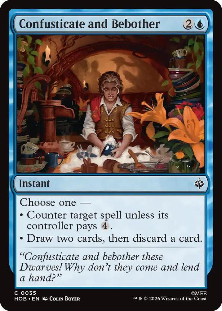 Confusticate and Bebother 35 card from The Hobbit