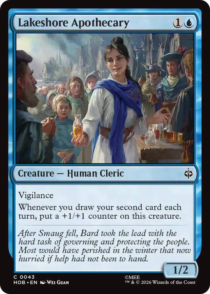 Lakeshore Apothecary 43 card from The Hobbit