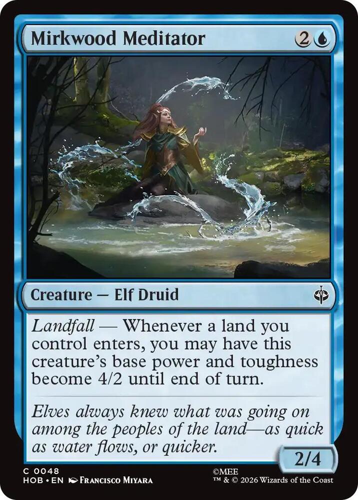 Mirkwood Meditator 48 card from The Hobbit