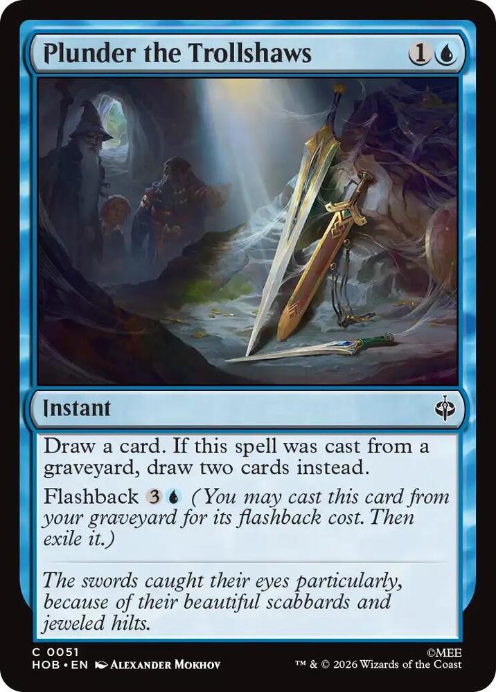 Plunder the Trollshaws 51 card from The Hobbit