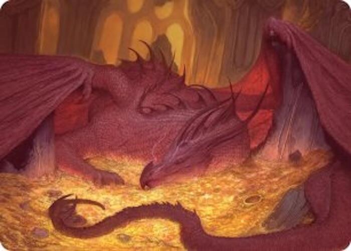 Smaug the Magnificent Art Card 43 card from Art Series: The Hobbit