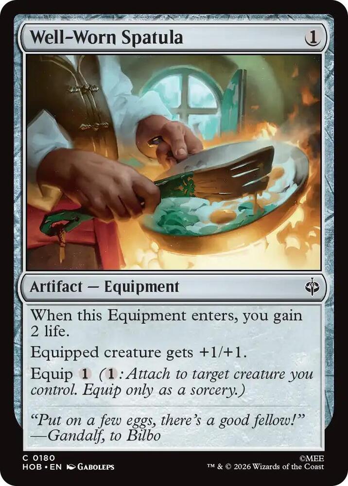 Well-Worn Spatula 180 card from The Hobbit
