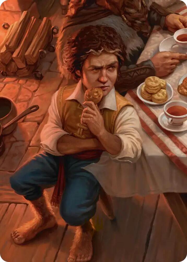 Bilbo, Fellow Conspirator Art Card (4/12) card from Art Series: The Hobbit