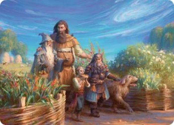 Beorn's Hospitality Art Card 20 card from Art Series: The Hobbit