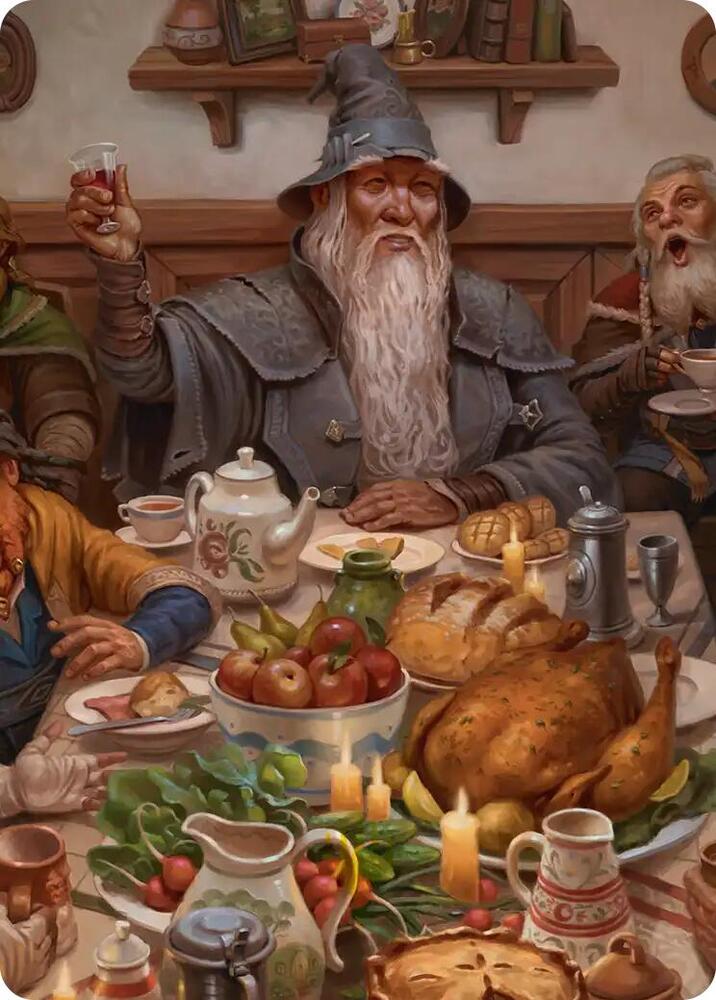 Gandalf, Party Guest Art Card (2/12) card from Art Series: The Hobbit