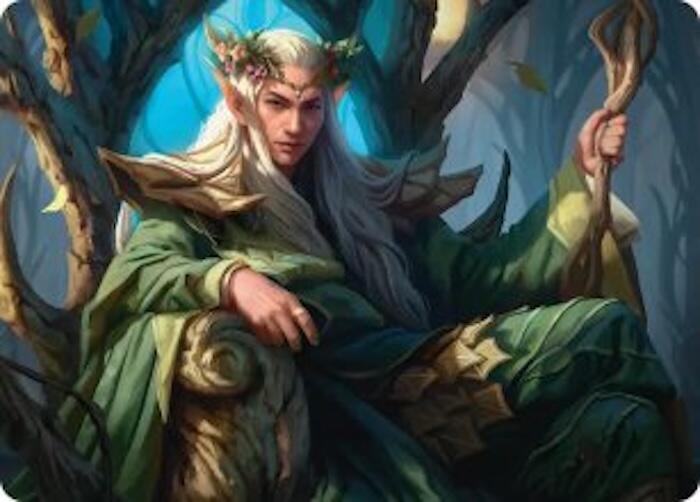 Thranduil, the Elvenking Art Card 22 card from Art Series: The Hobbit