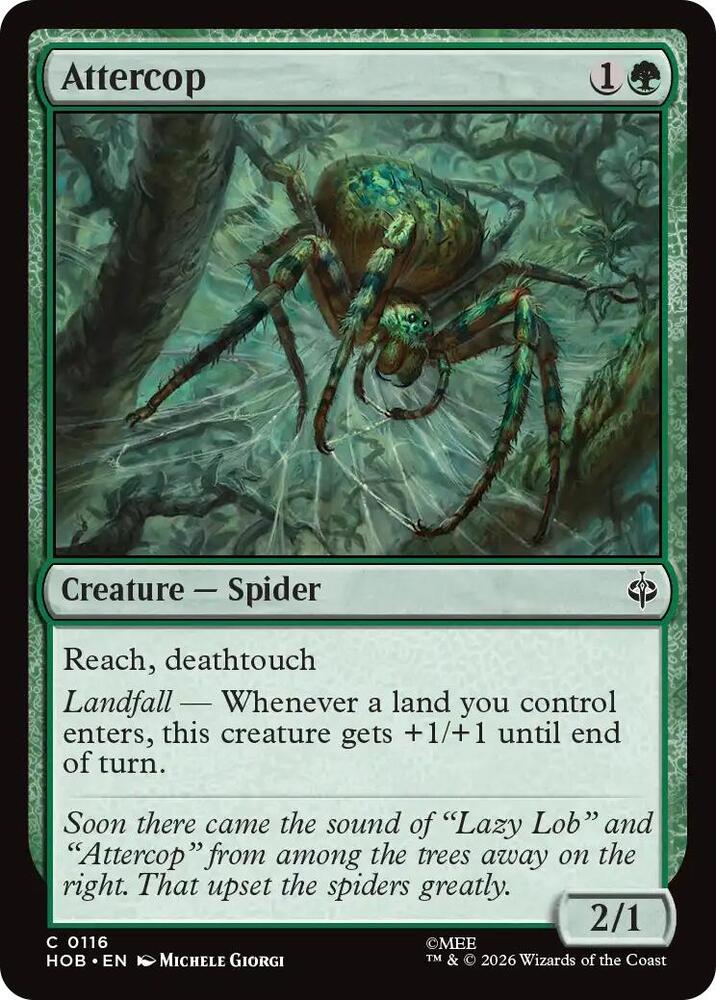 Attercop 116 card from The Hobbit
