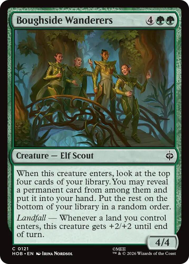 Boughside Wanderers 121 card from The Hobbit