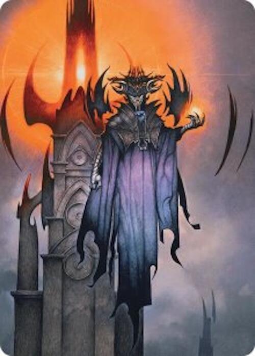 Sauron, the Lidless Eye Art Card 36 card from Art Series: The Hobbit