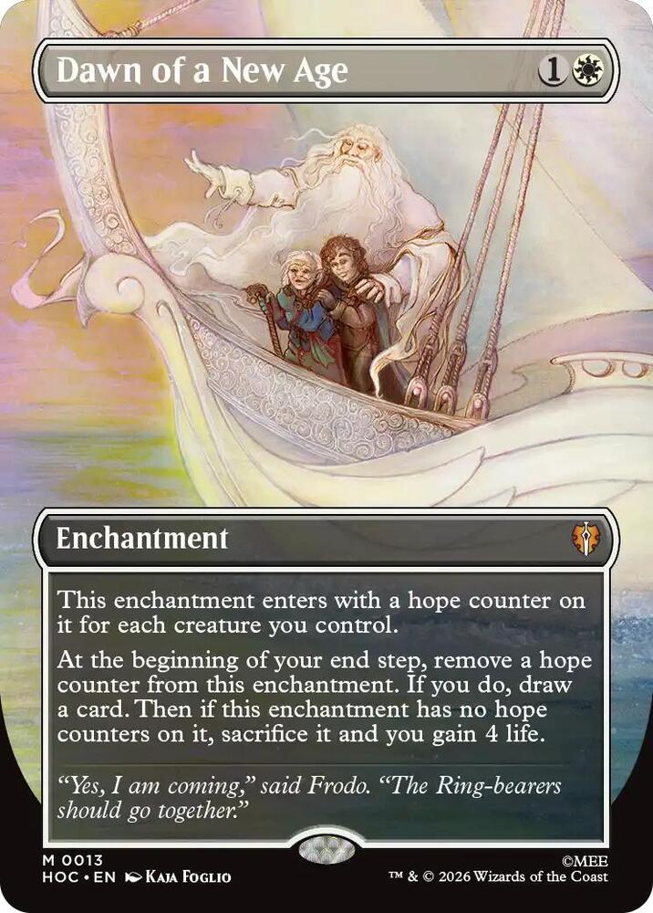 Dawn of a New Age (Borderless) 13 card from The Hobbit: Eternal-Legal