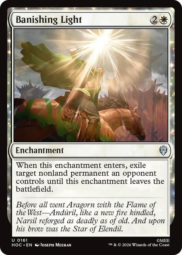 Banishing Light 161 card from The Hobbit: Eternal-Legal