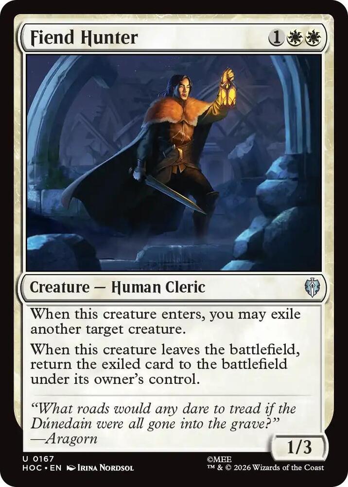 Fiend Hunter 167 card from The Hobbit: Eternal-Legal