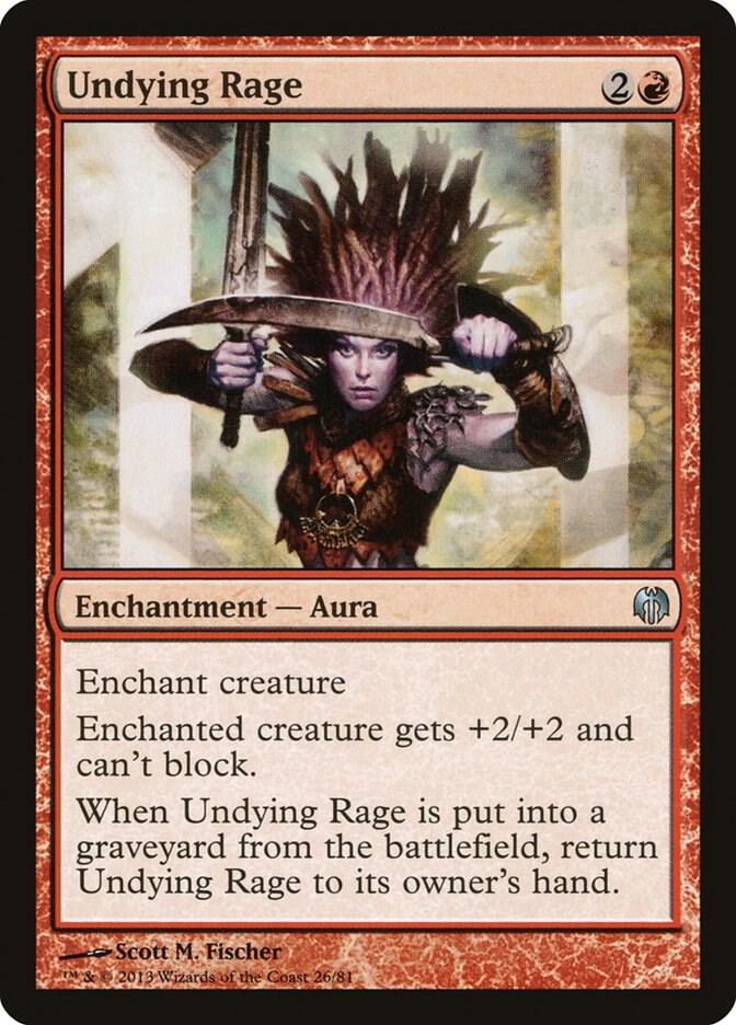 Undying Rage 26 card from Duel Decks: Heroes vs. Monsters