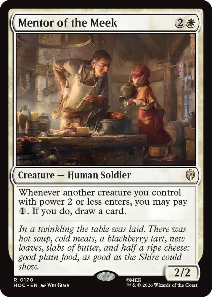 Mentor of the Meek 170 card from The Hobbit: Eternal-Legal