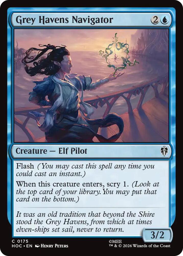 Grey Havens Navigator 175 card from The Hobbit: Eternal-Legal