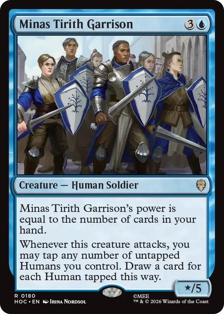 Minas Tirith Garrison 180 card from The Hobbit: Eternal-Legal