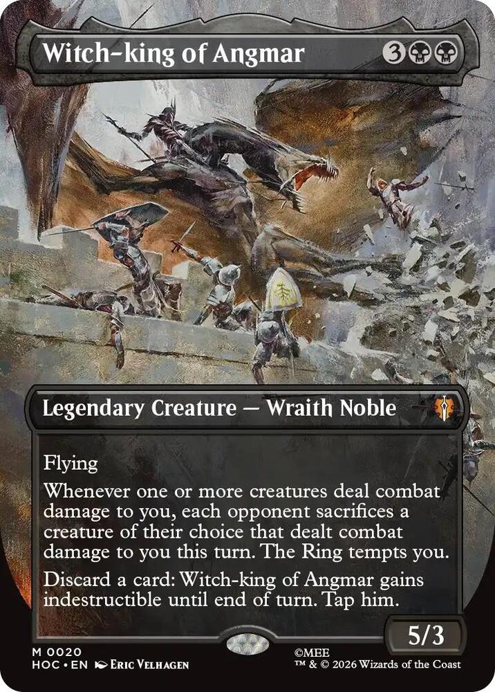 Witch-king of Angmar (Borderless) 20 card from The Hobbit: Eternal-Legal