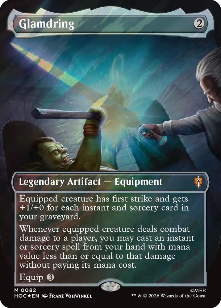 Glamdring (Borderless) (Surge Foil) 82 card from The Hobbit: Eternal-Legal
