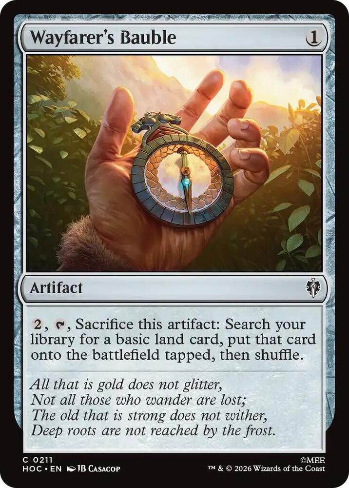 Wayfarer's Bauble 211 card from The Hobbit: Eternal-Legal