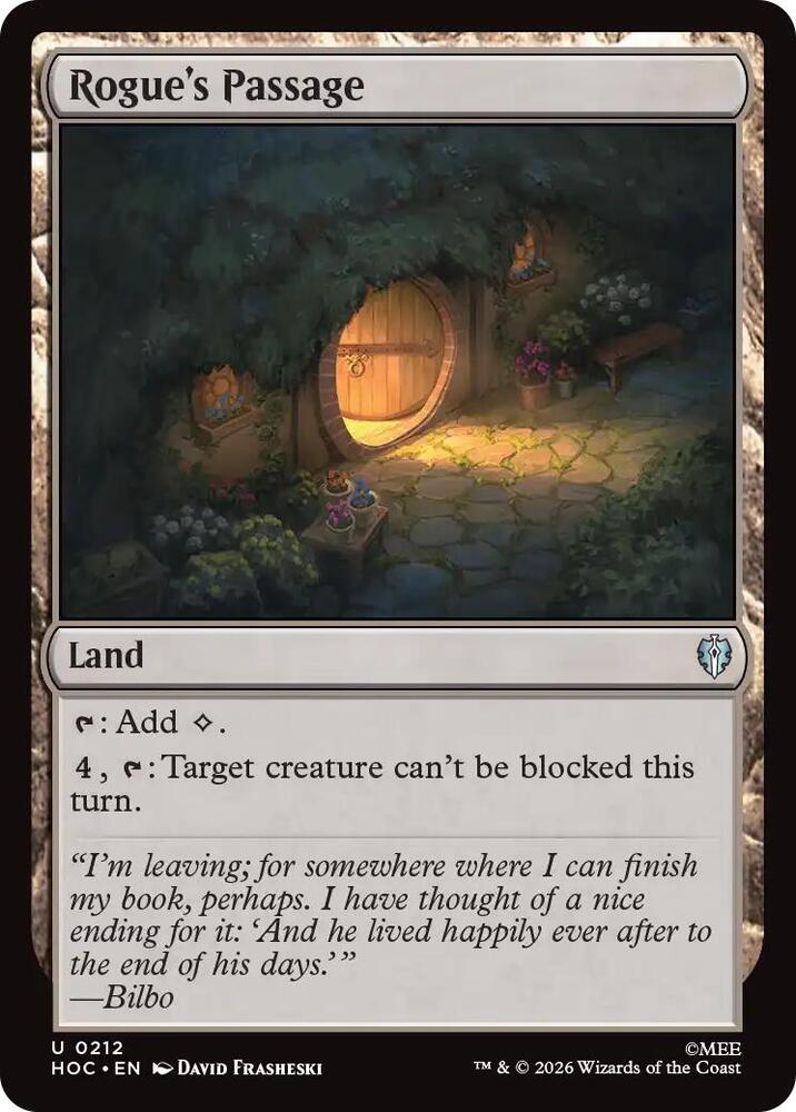 Rogue's Passage 212 card from The Hobbit: Eternal-Legal