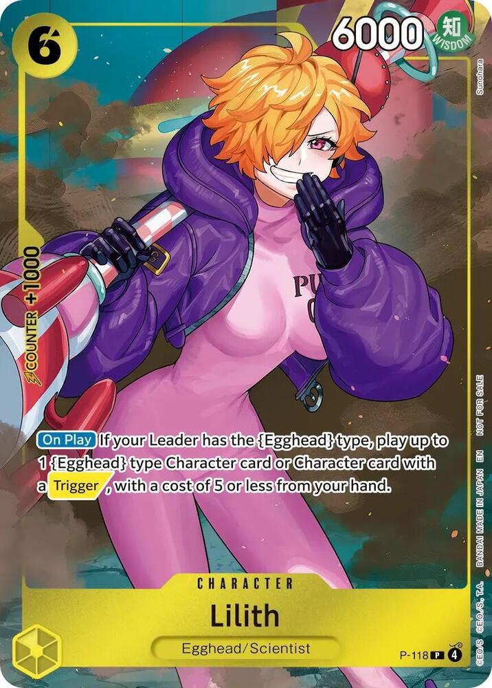 Lilith (Event Pack Vol. 9) P-118 card from One Piece Promotion Cards
