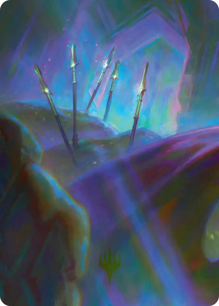 Long-Lost Lances Art Card (7/12) card from Art Series: The Hobbit