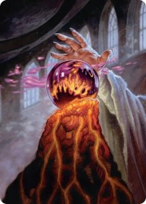 Palantir of Orthanc Art Card 37 card from Art Series: The Hobbit