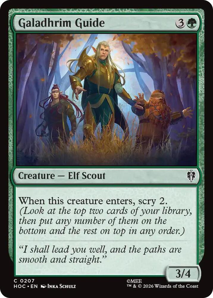 Galadhrim Guide 207 card from The Hobbit: Eternal-Legal