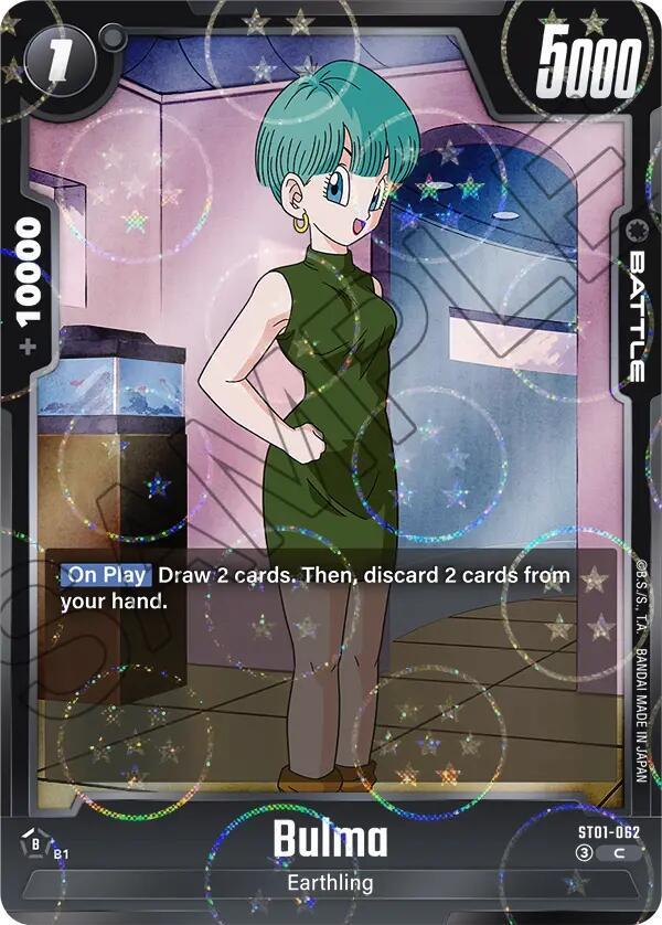 Bulma (Dragon Ball Pattern) ST01-062 card from Story Booster 01
