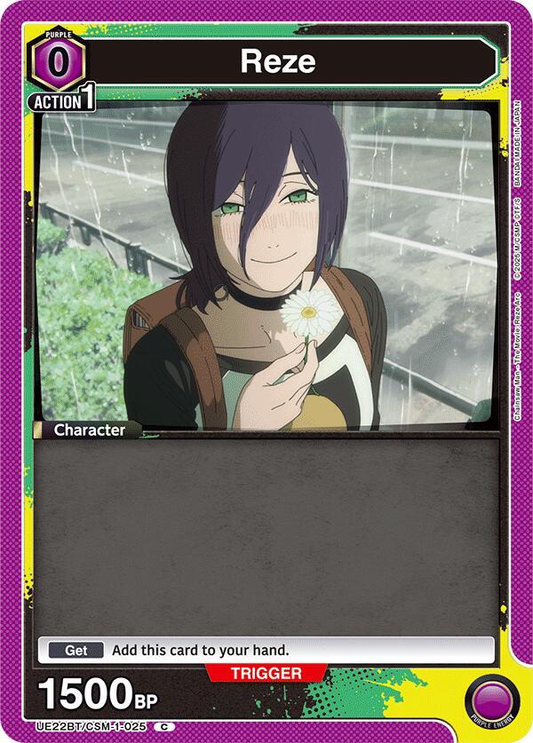 Reze (Box Topper Foil) UE22BT/CSM-1-025 card from UE22BT: CHAINSAW MAN