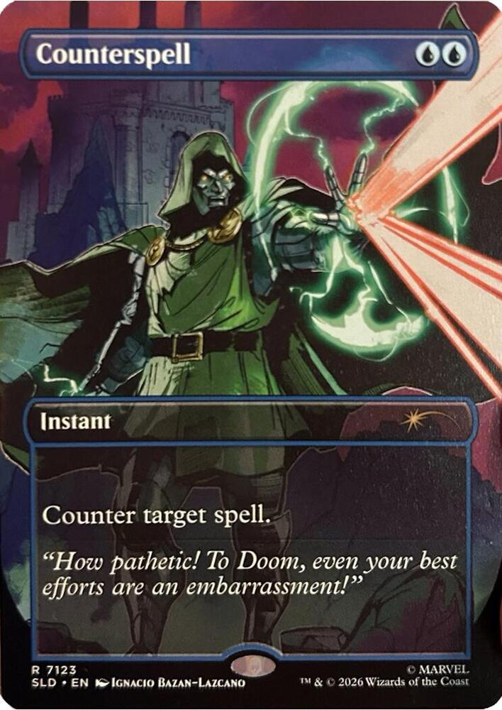 Counterspell 7123 card from Secret Lair Drop Series