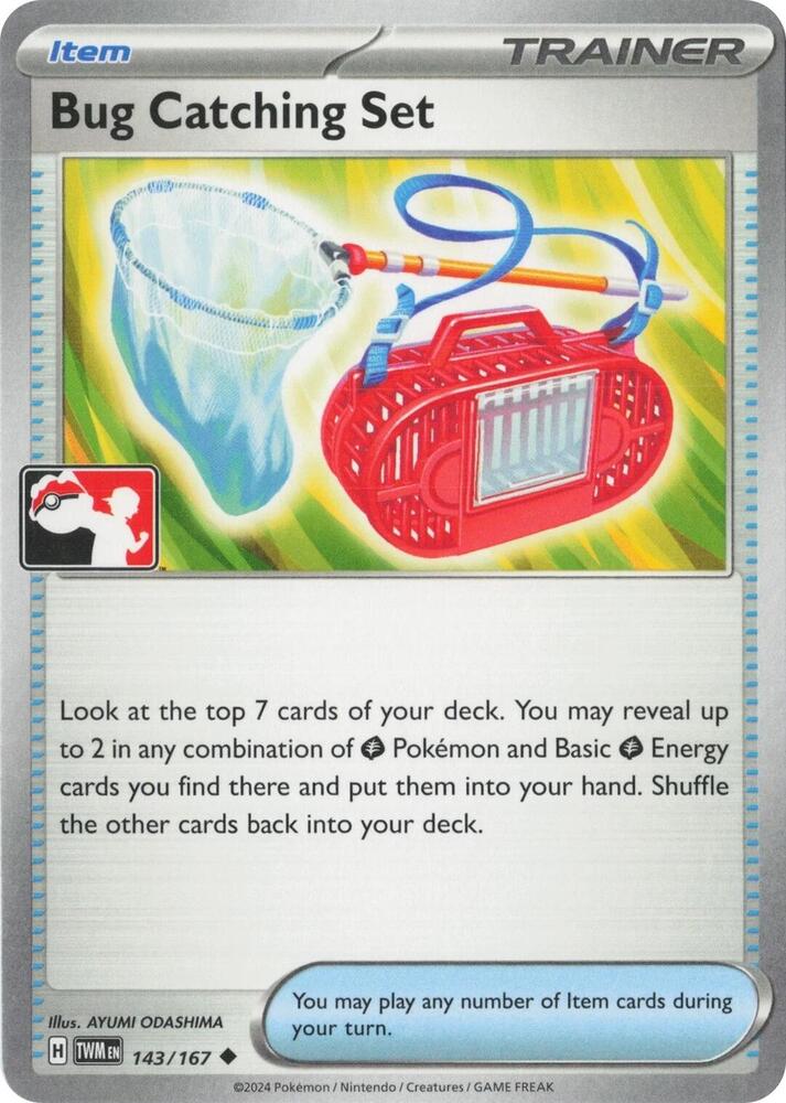 Bug Catching Set (Left Stamp) 143/167 card from Prize Pack Series Cards