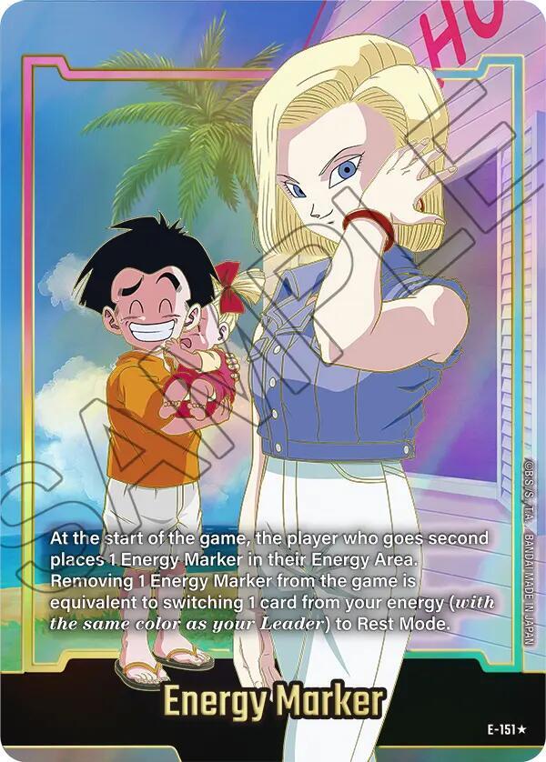 Energy Marker (Gold) E-151 card from Fusion World Energy Markers