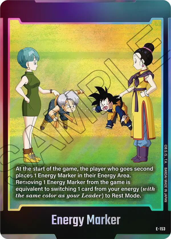 Energy Marker E-153 card from Fusion World Energy Markers