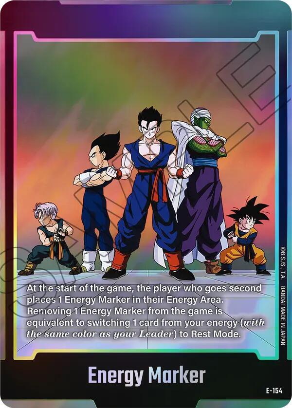Energy Marker E-154 card from Fusion World Energy Markers