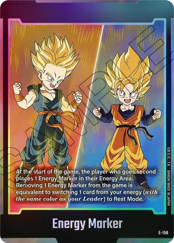 Energy Marker E-156 card from Fusion World Energy Markers